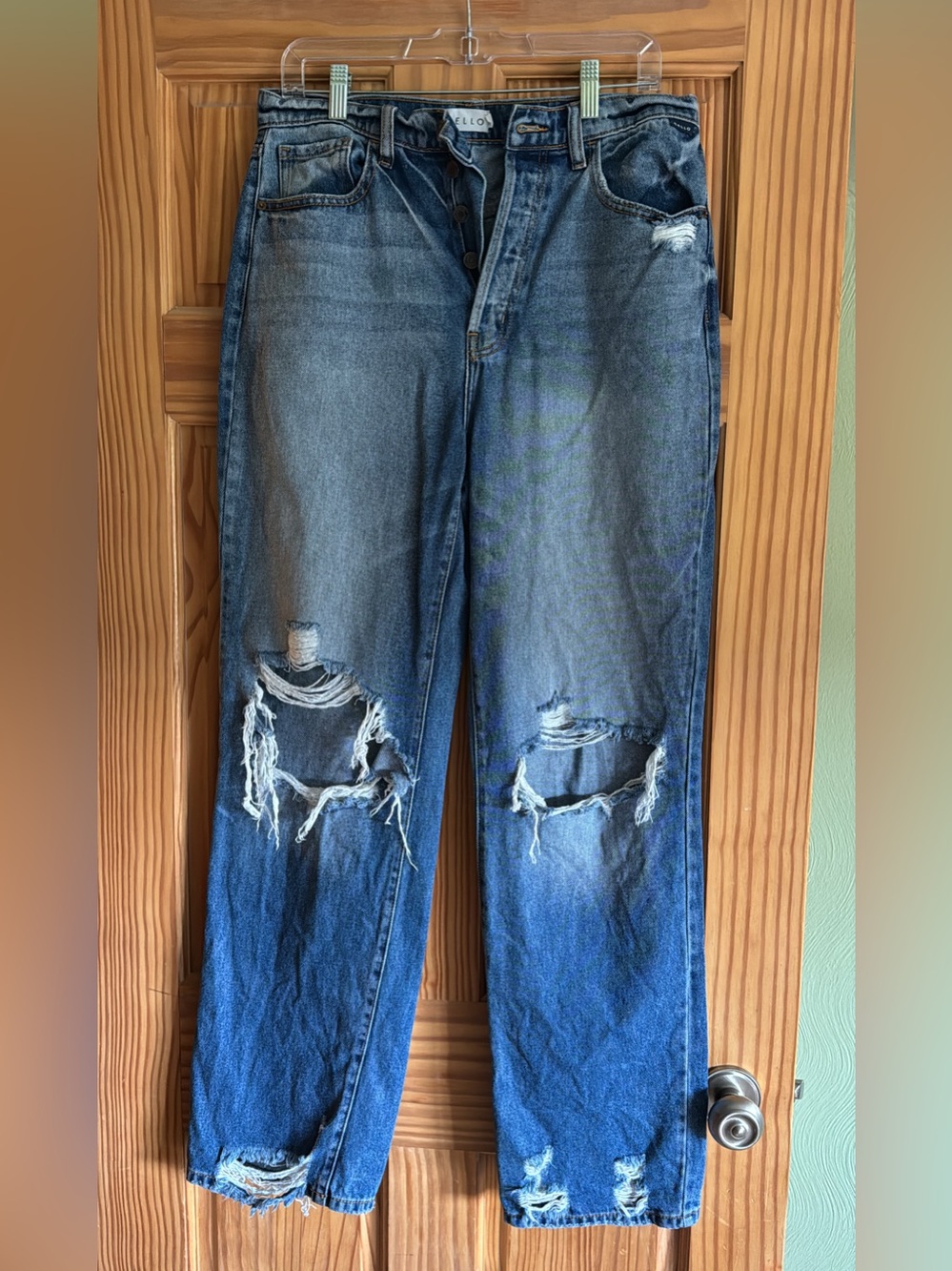 Cello Blue Distressed Women’s Jeans